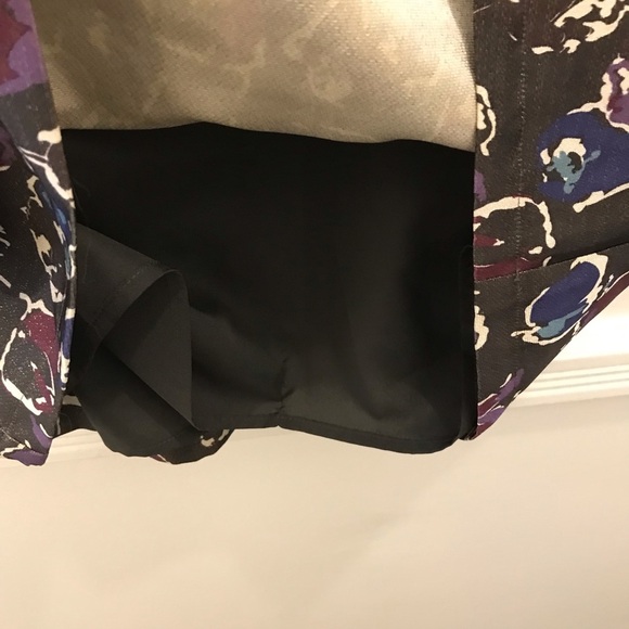 NWT American Eagle Strapless Floral Dress 6 purple - Picture 6 of 10